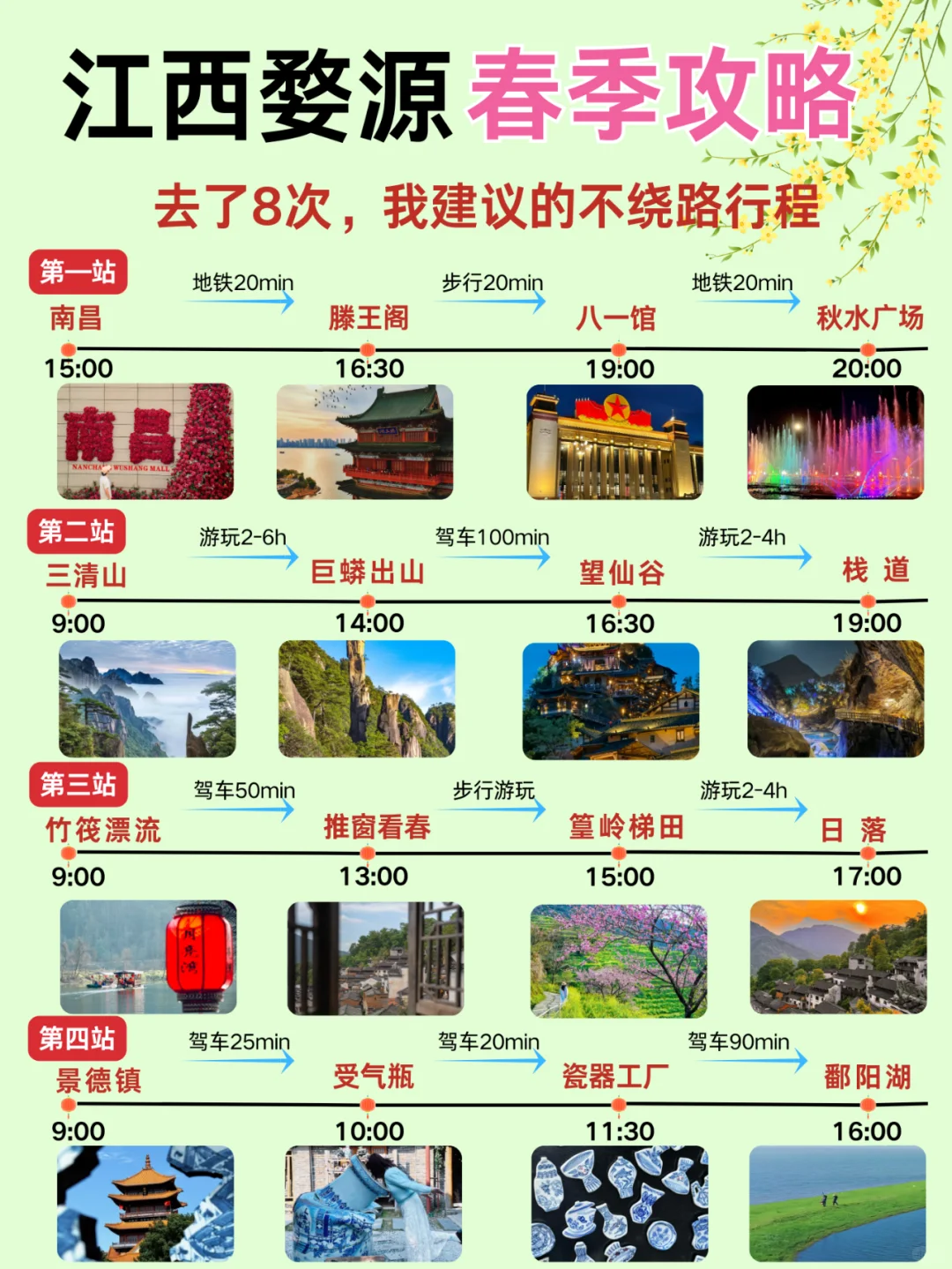 3-4🈷️千万不要错过江西婺源❗太美啦