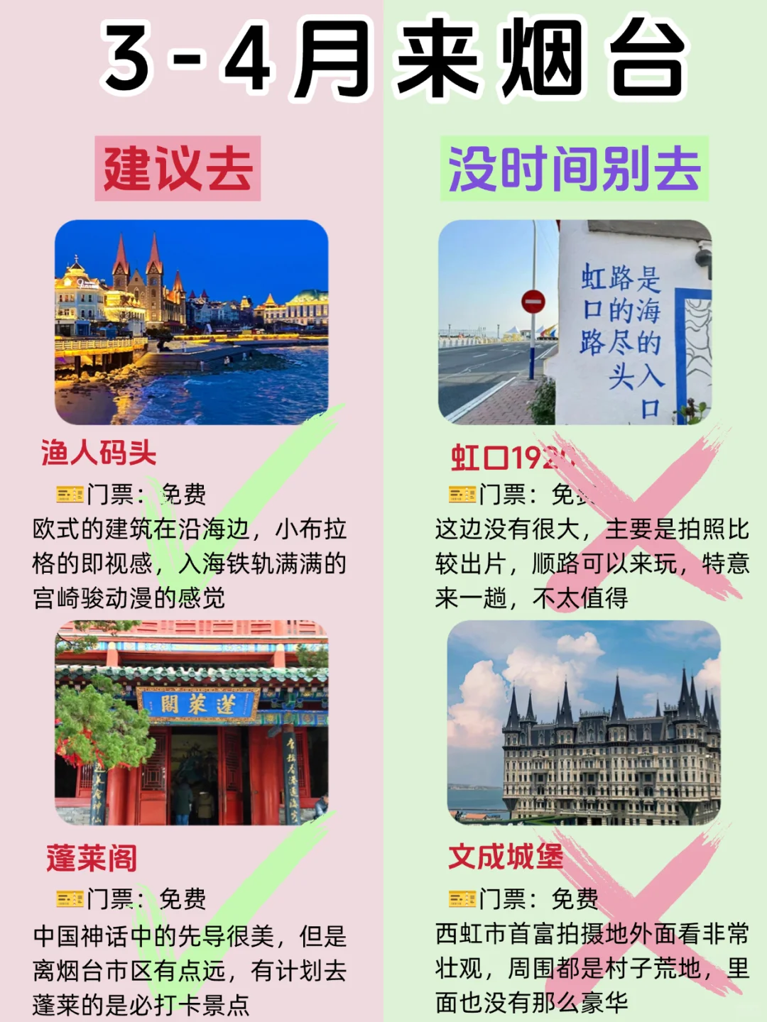 3-4月去烟台👭超全旅游攻略（附玩法）