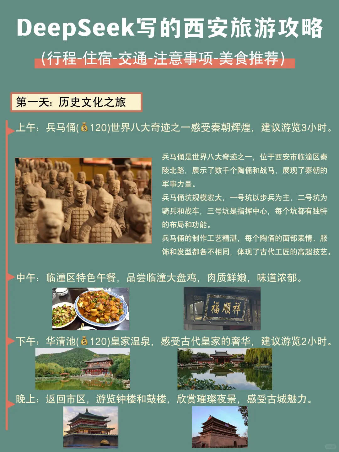 西安旅游攻略，跟着deepseek玩转古都