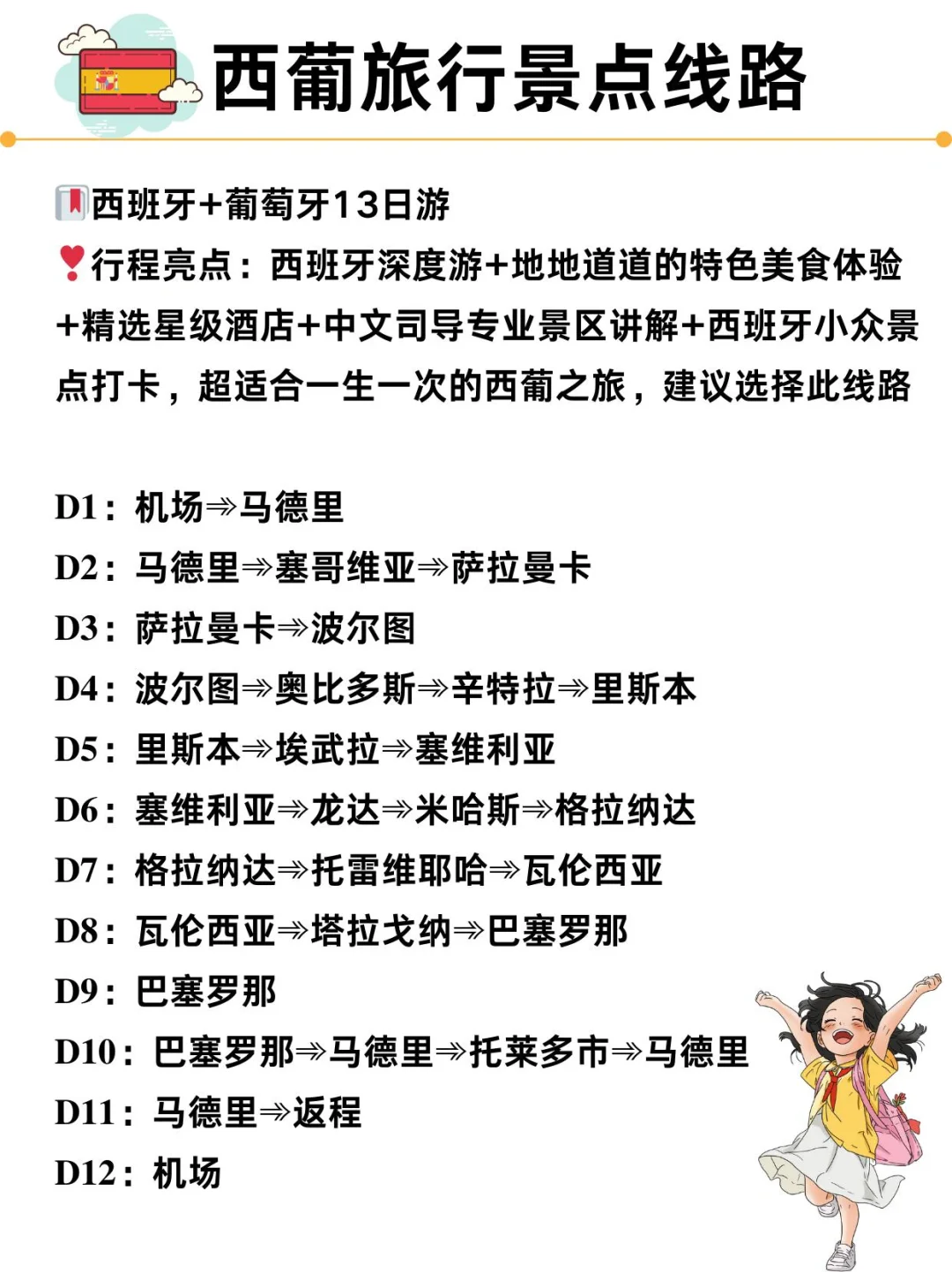 西葡旅游现状⚠️没做旅游攻略别在3-6月来