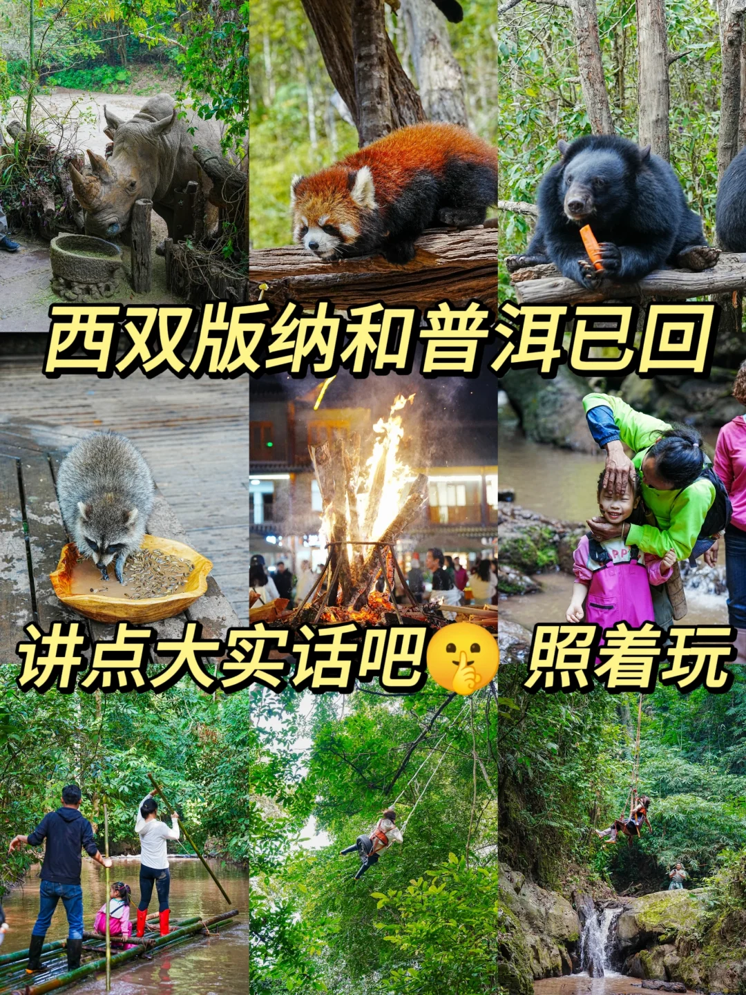 普洱和版纳已回，还没来的姐妹，挺点大实话