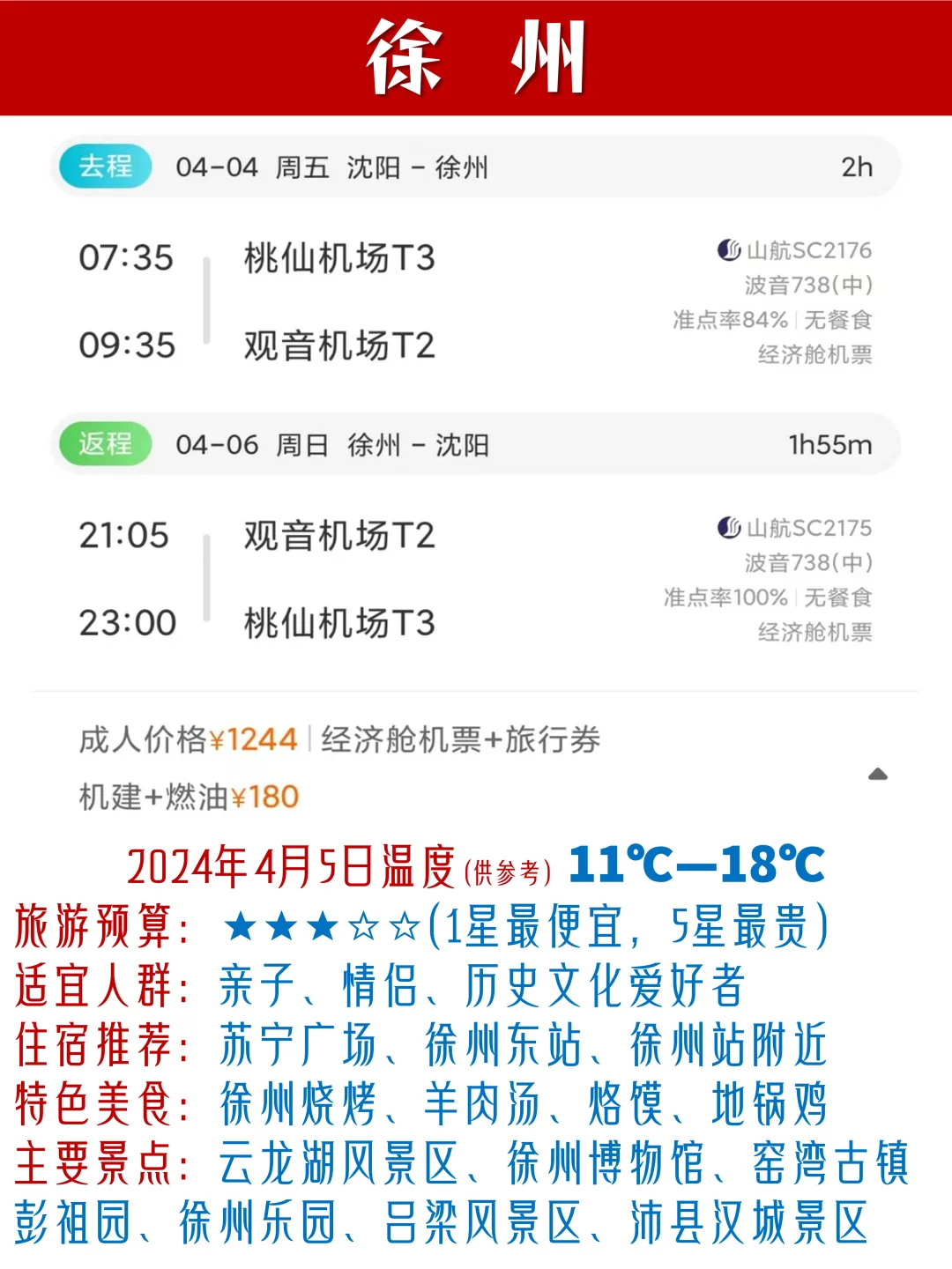 沈阳出发系列,清明节旅游特辑