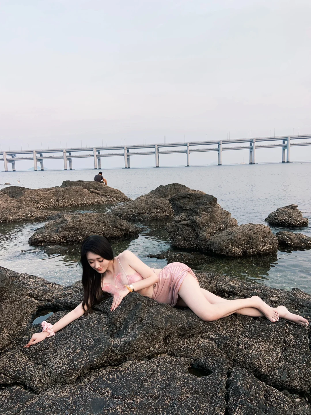 海边当然要穿比基尼啦👙-大连陪拍