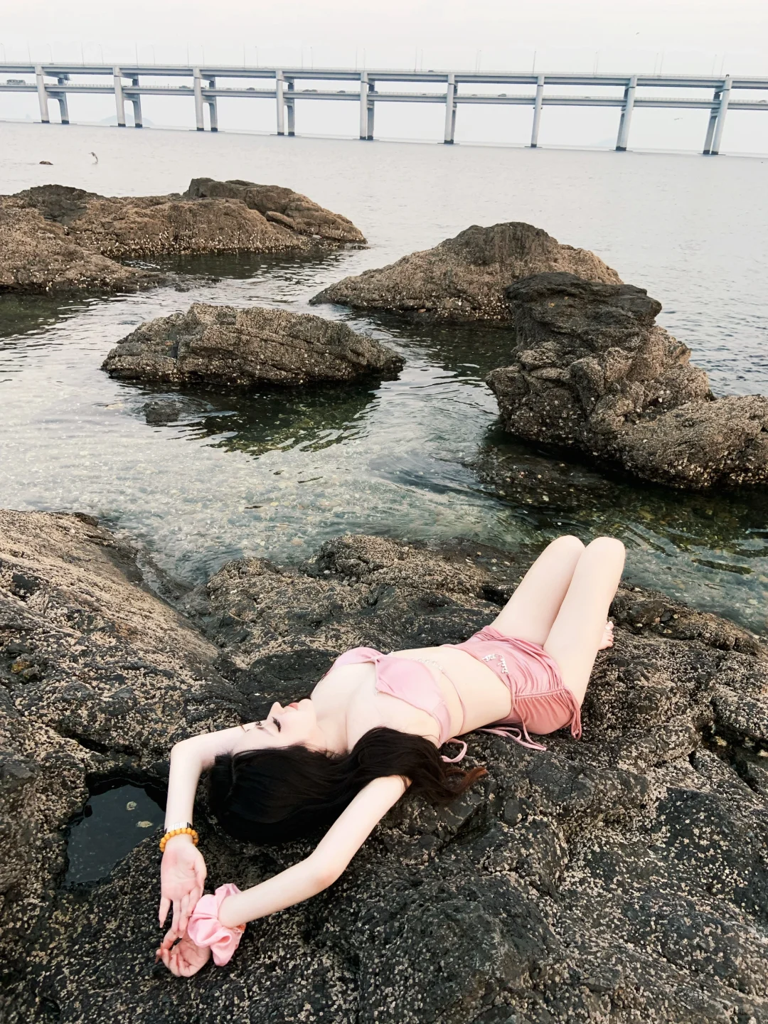 海边当然要穿比基尼啦👙-大连陪拍