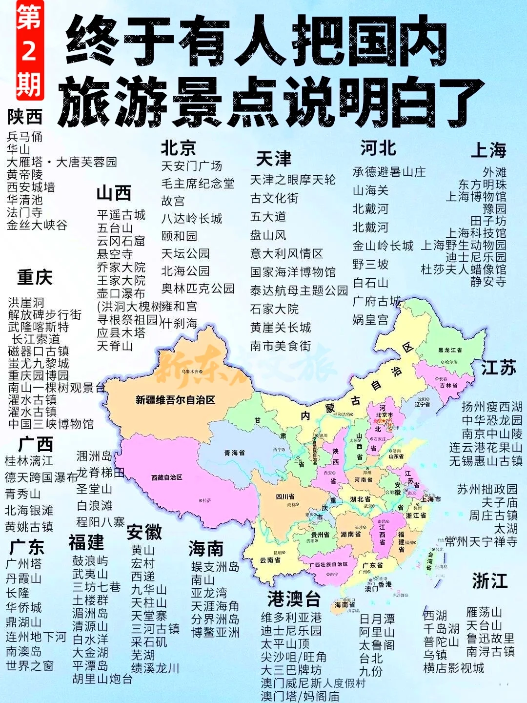 🌟2025旅行计划！全国省市旅游推荐（下）