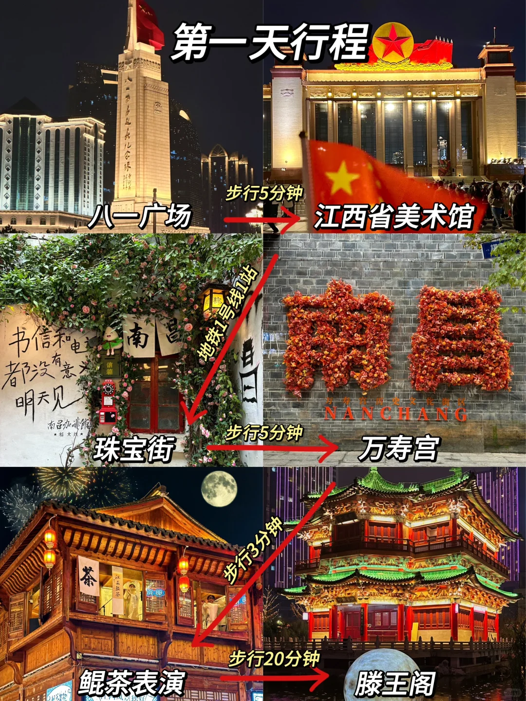 对自己的南昌攻略满意到睡不着觉….