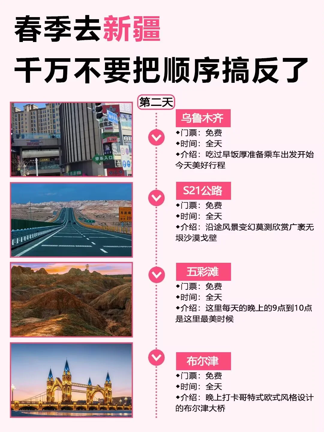 新疆旅游攻略，春季来新疆旅游宝子听劝！