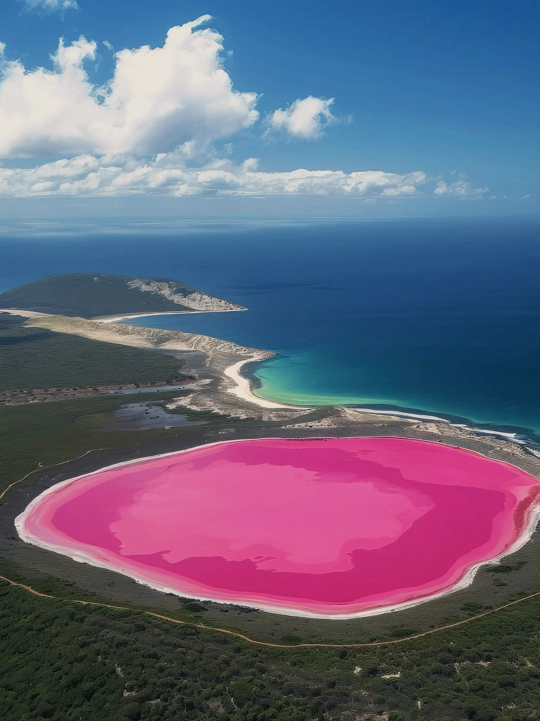 很少对景点感到震撼🇦🇺直到去了澳洲粉湖！