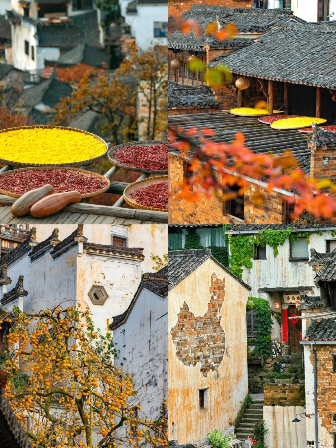 直到去一次婺源篁岭，才真正见识人间仙境啊