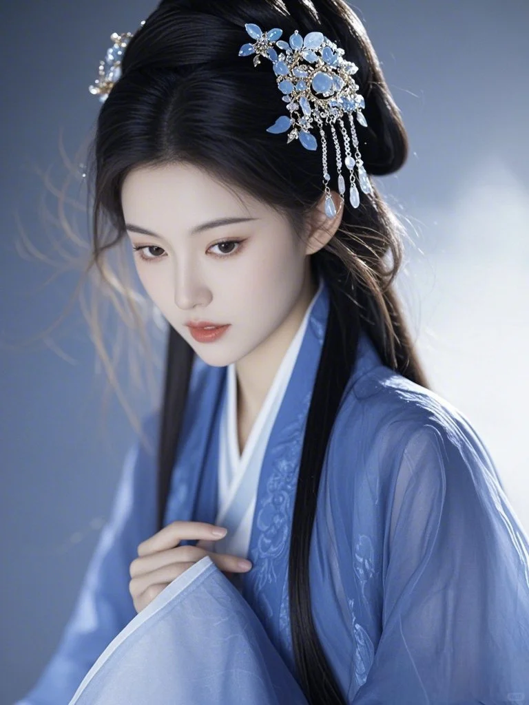 古风美人 蓝衣系列