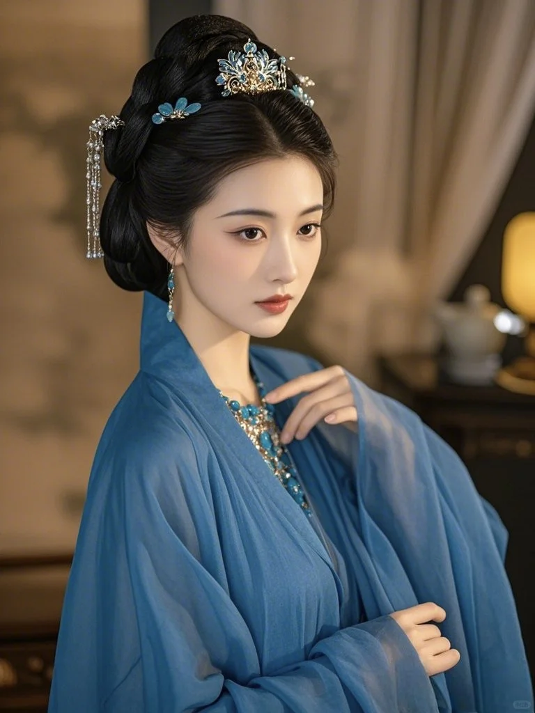 古风美人 蓝衣系列