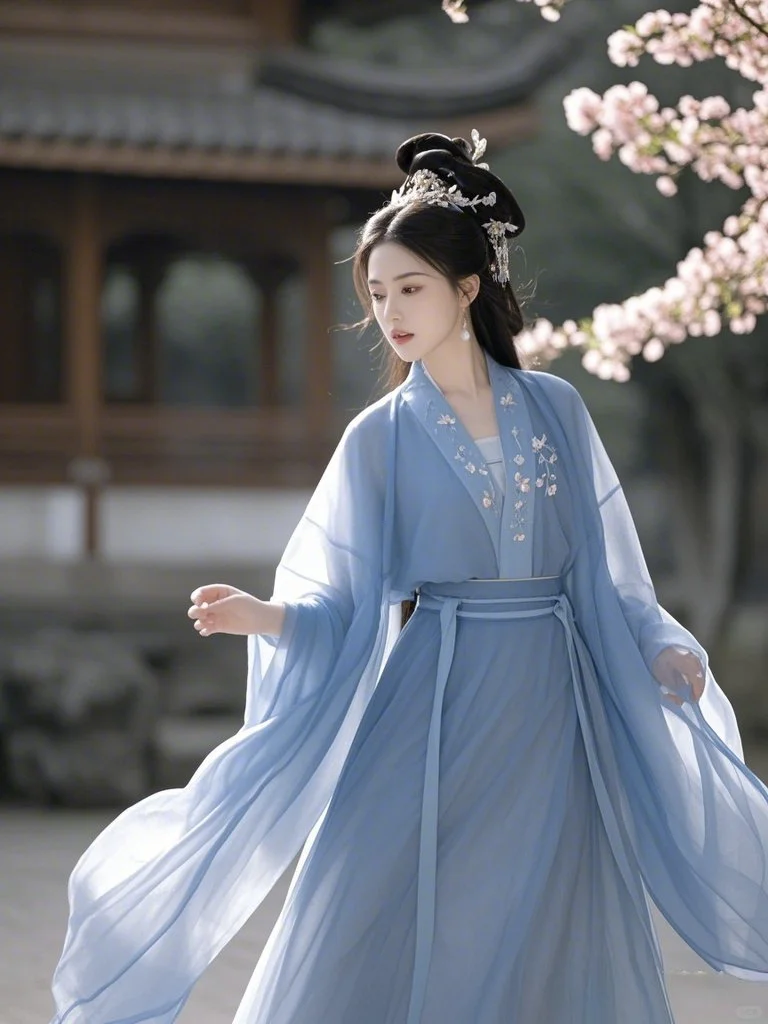 古风美人 蓝衣系列