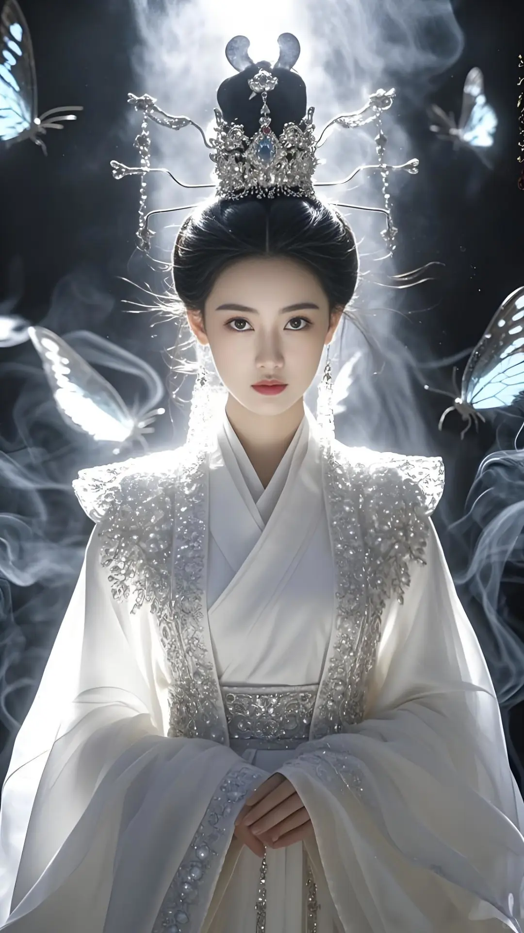 像极了闯禁地的白衣女主