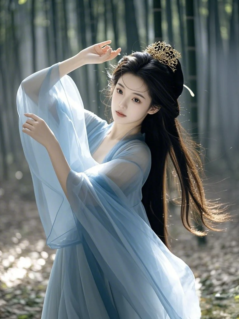 古风美人 蓝衣系列