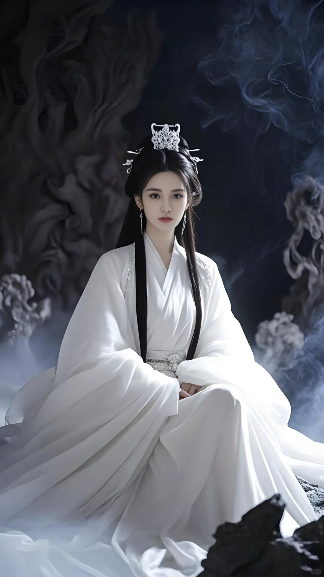 像极了闯禁地的白衣女主