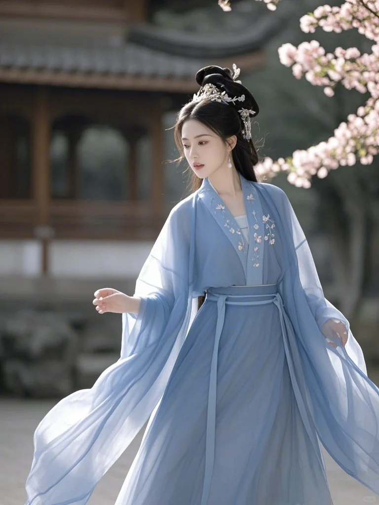 古风美人 蓝衣系列