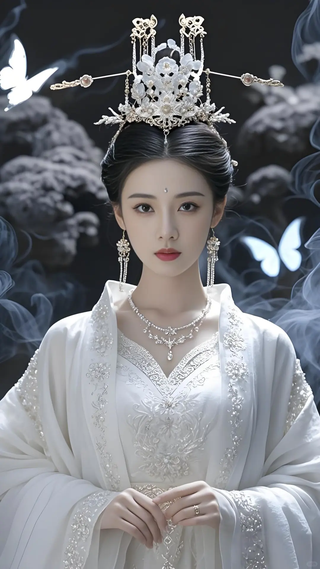 像极了闯禁地的白衣女主