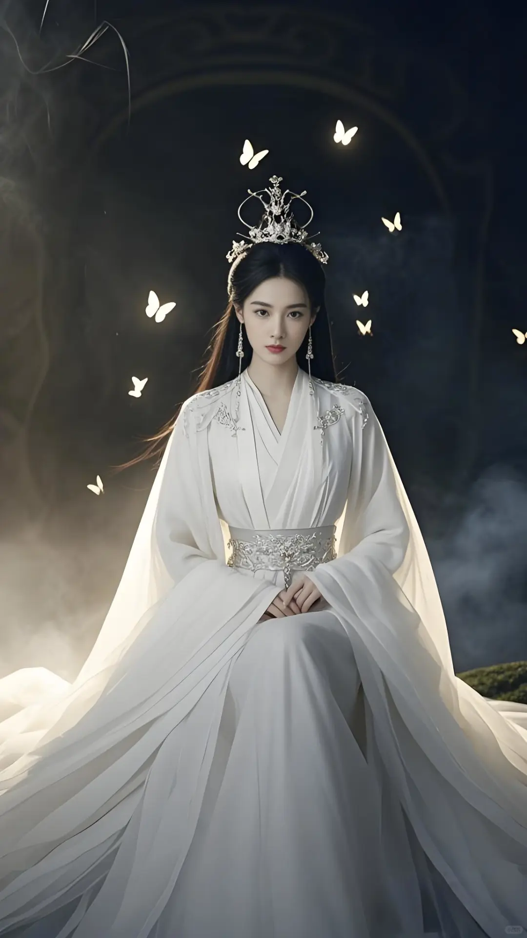 像极了闯禁地的白衣女主