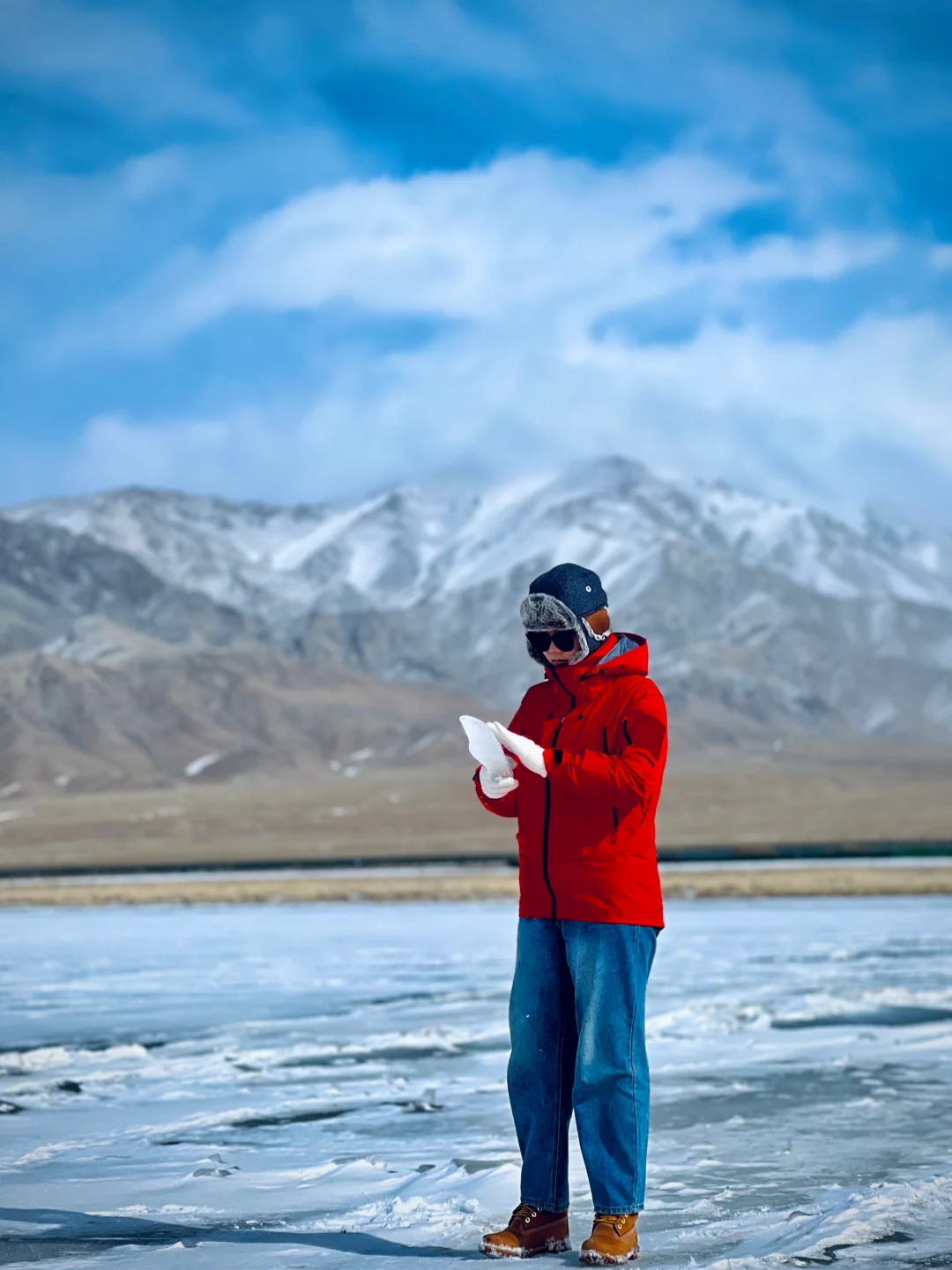 赛里木湖“蓝冰之约”