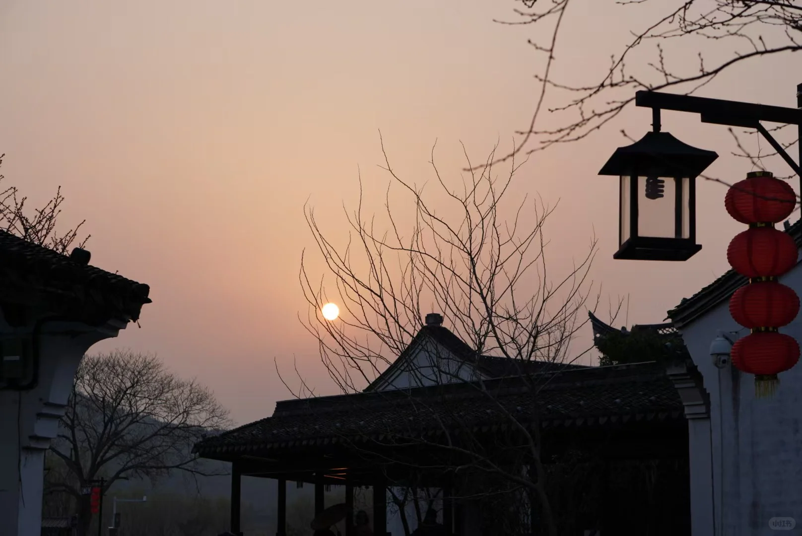 宁波慈溪山顶栲栳山VS山脚鹤鸣古镇