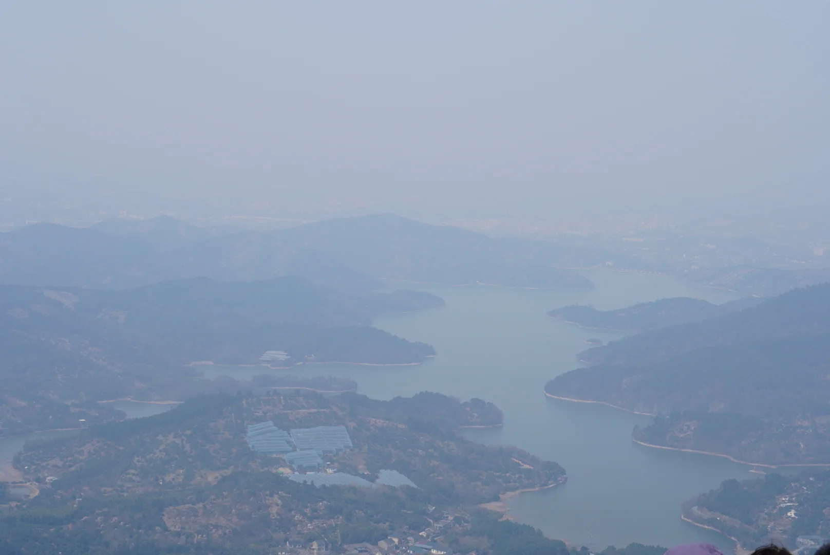 宁波慈溪山顶栲栳山VS山脚鹤鸣古镇