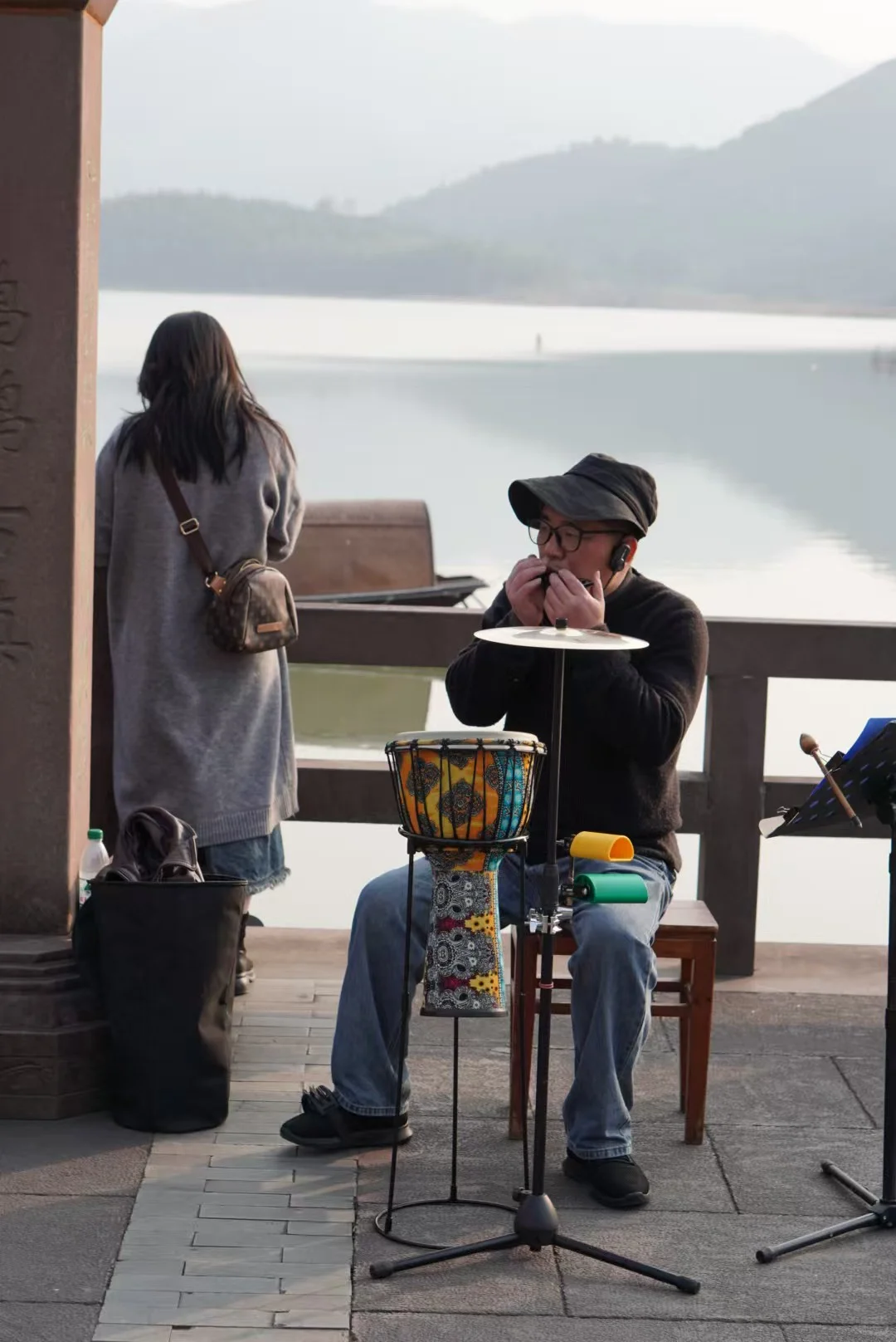 宁波慈溪山顶栲栳山VS山脚鹤鸣古镇