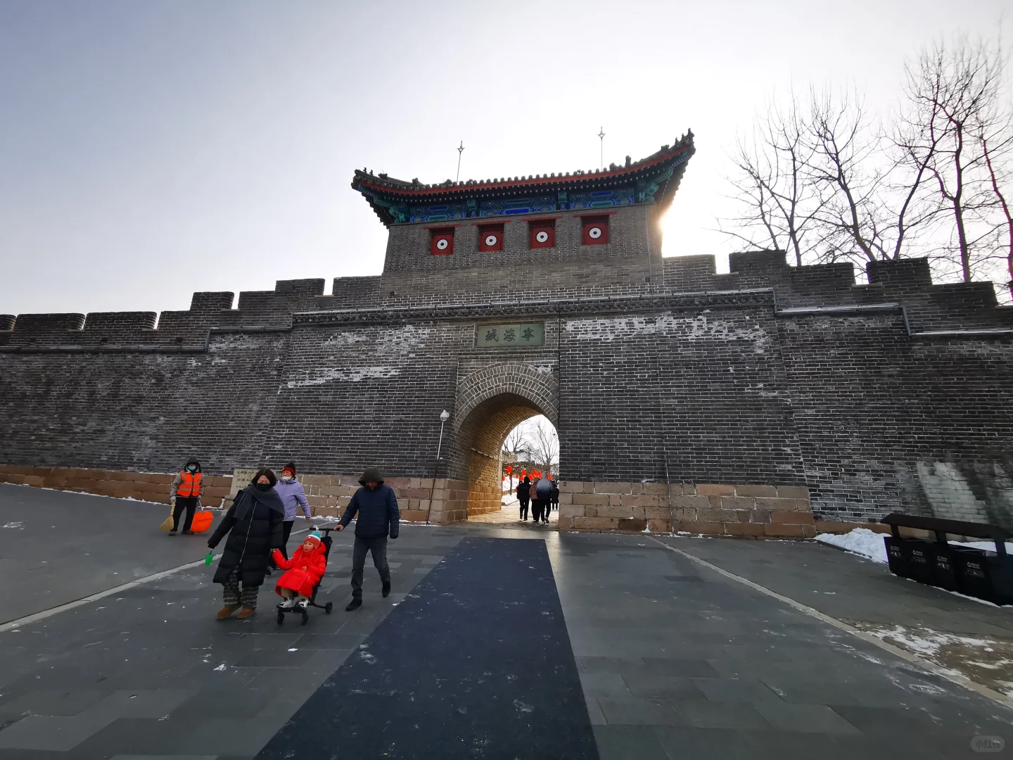 过年之老龙头观海