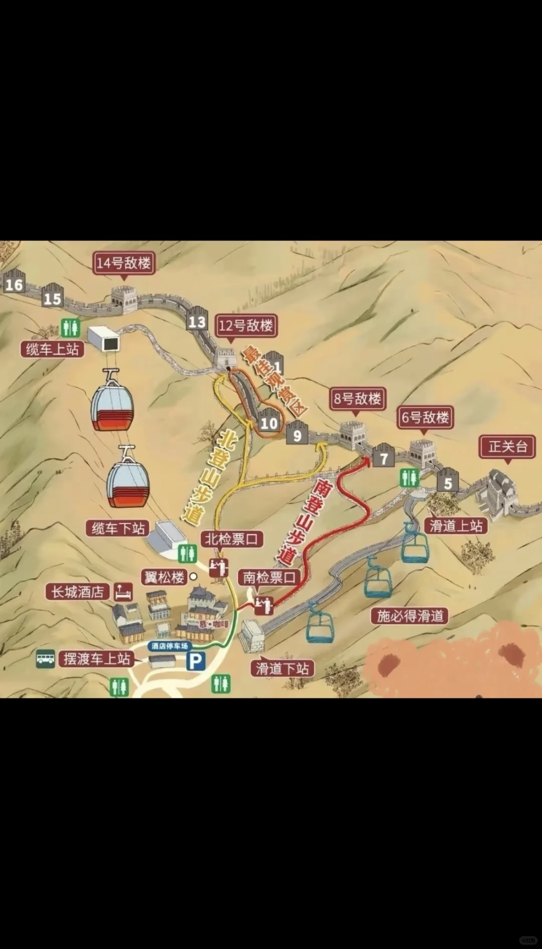 慕田峪长城保姆级攻略 | 附路线指南📖