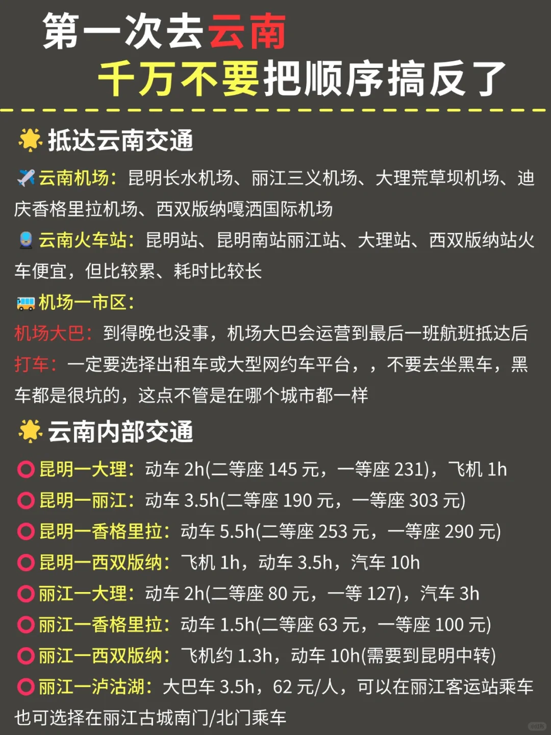 云南旅游攻略｜计划来的姐妹👭提前码住！