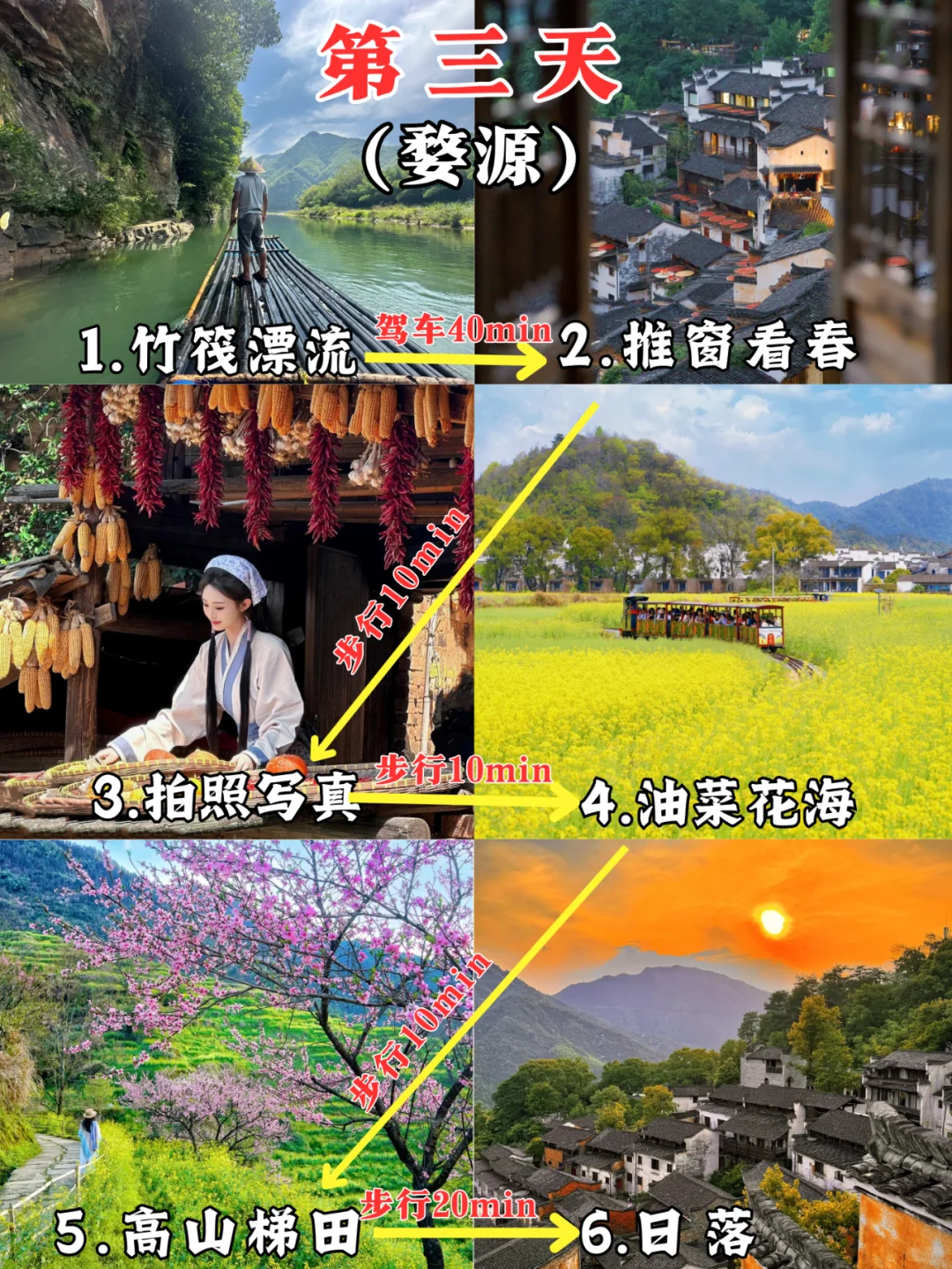 江西-婺源旅游懒人版攻略✅一张图看懂 超全