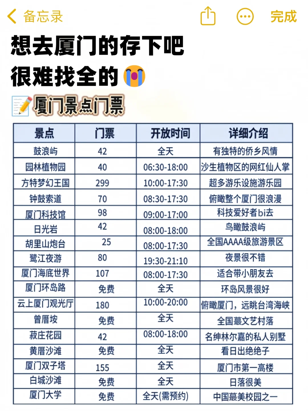 厦门旅游攻略听劝3-4月来厦门的姐妹🐎码