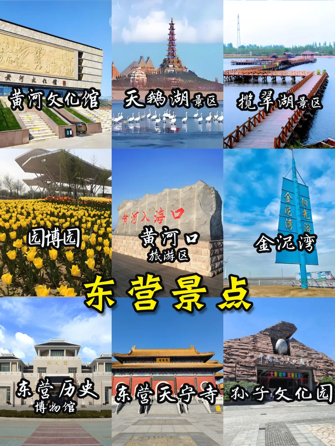 🌈山东旅游地图-16大城市景点🔥