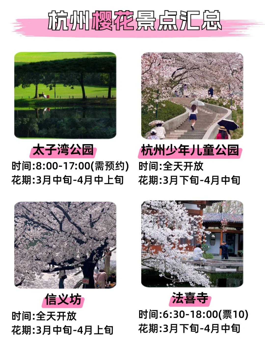 2025杭州樱花暴击🌸含详细赏花+旅游攻略❗