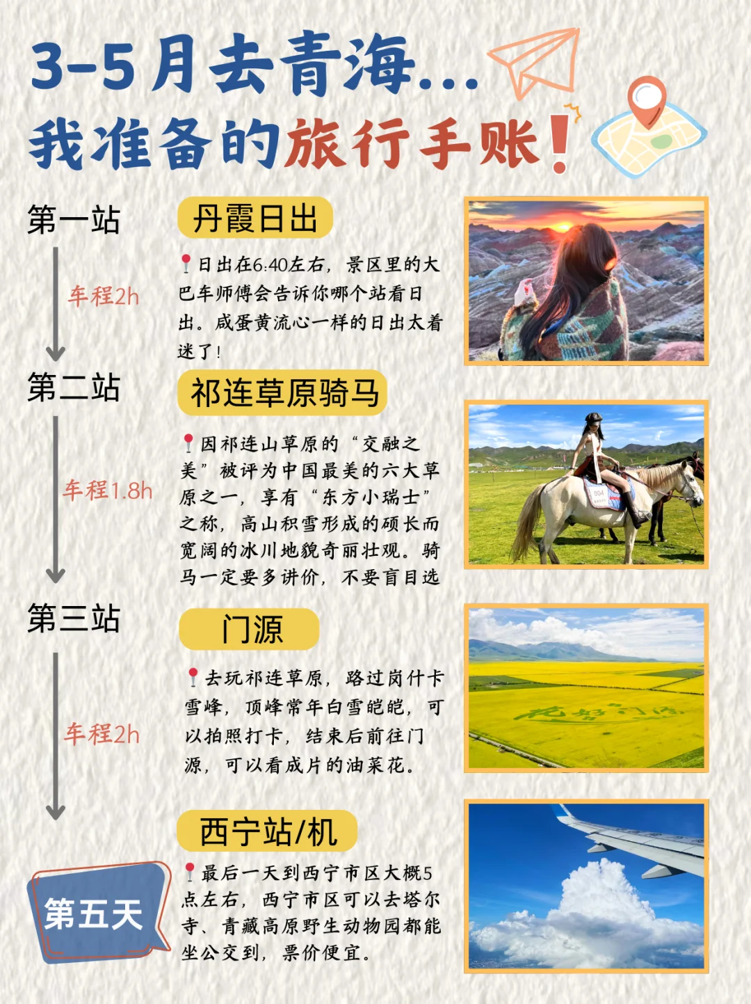 3-5🈷️西北旅游🍃懒人版路线攻略分享