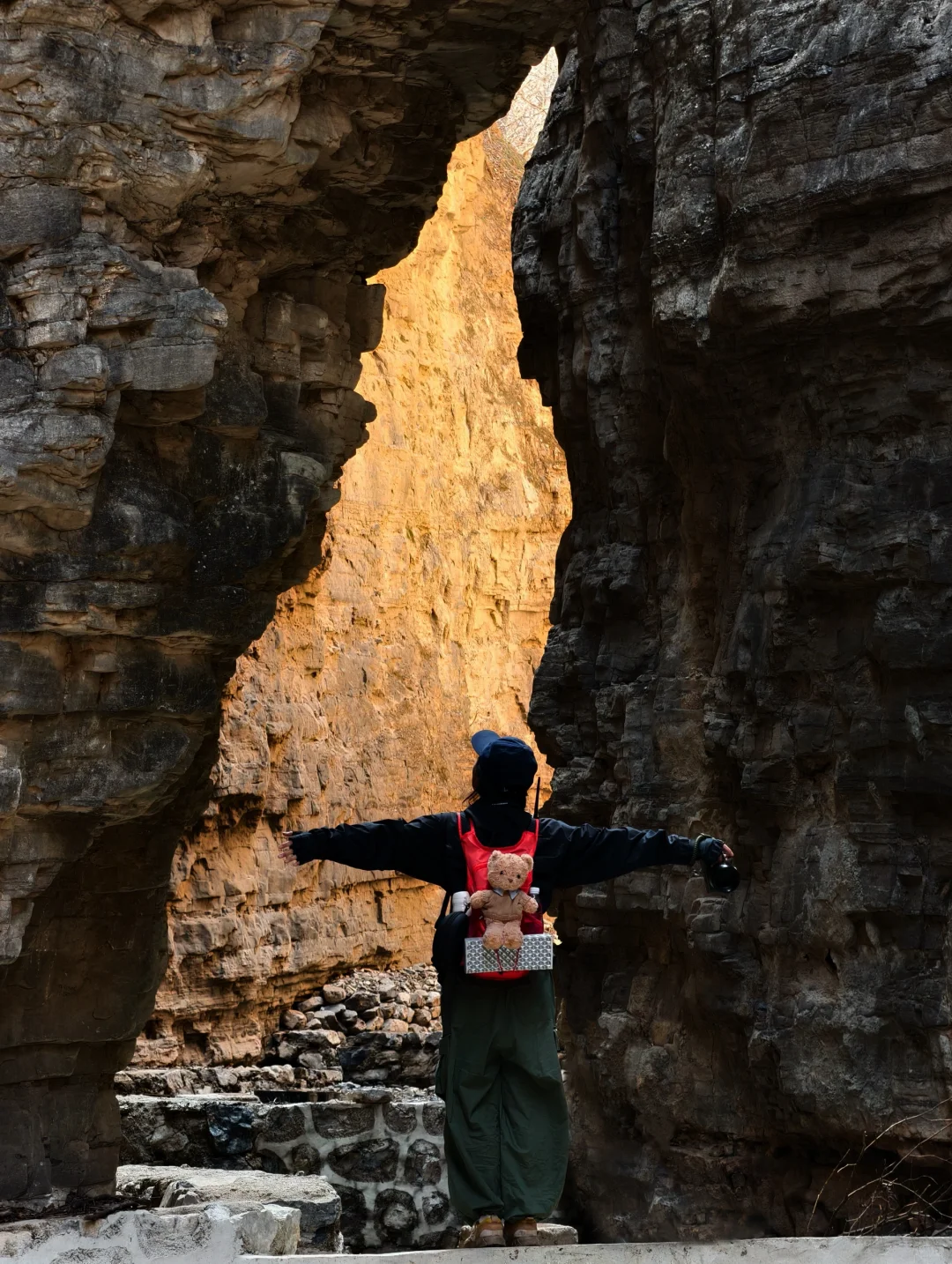 保定悬空寺⛰️没人来走的绝美路线……
