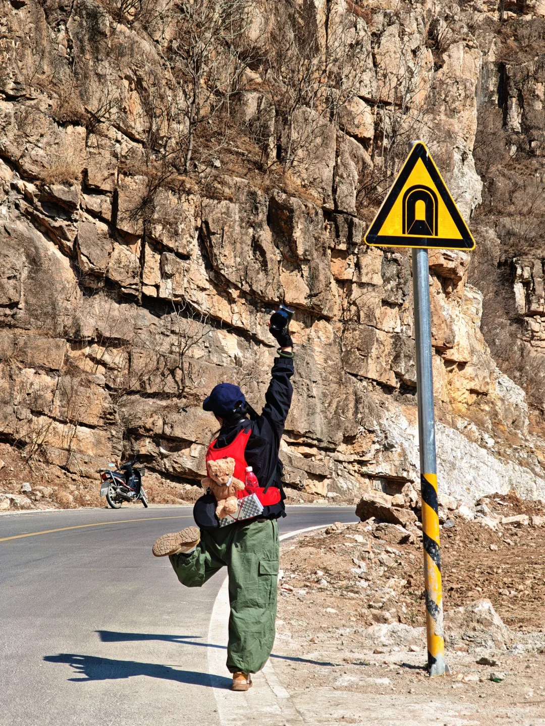 保定悬空寺⛰️没人来走的绝美路线……