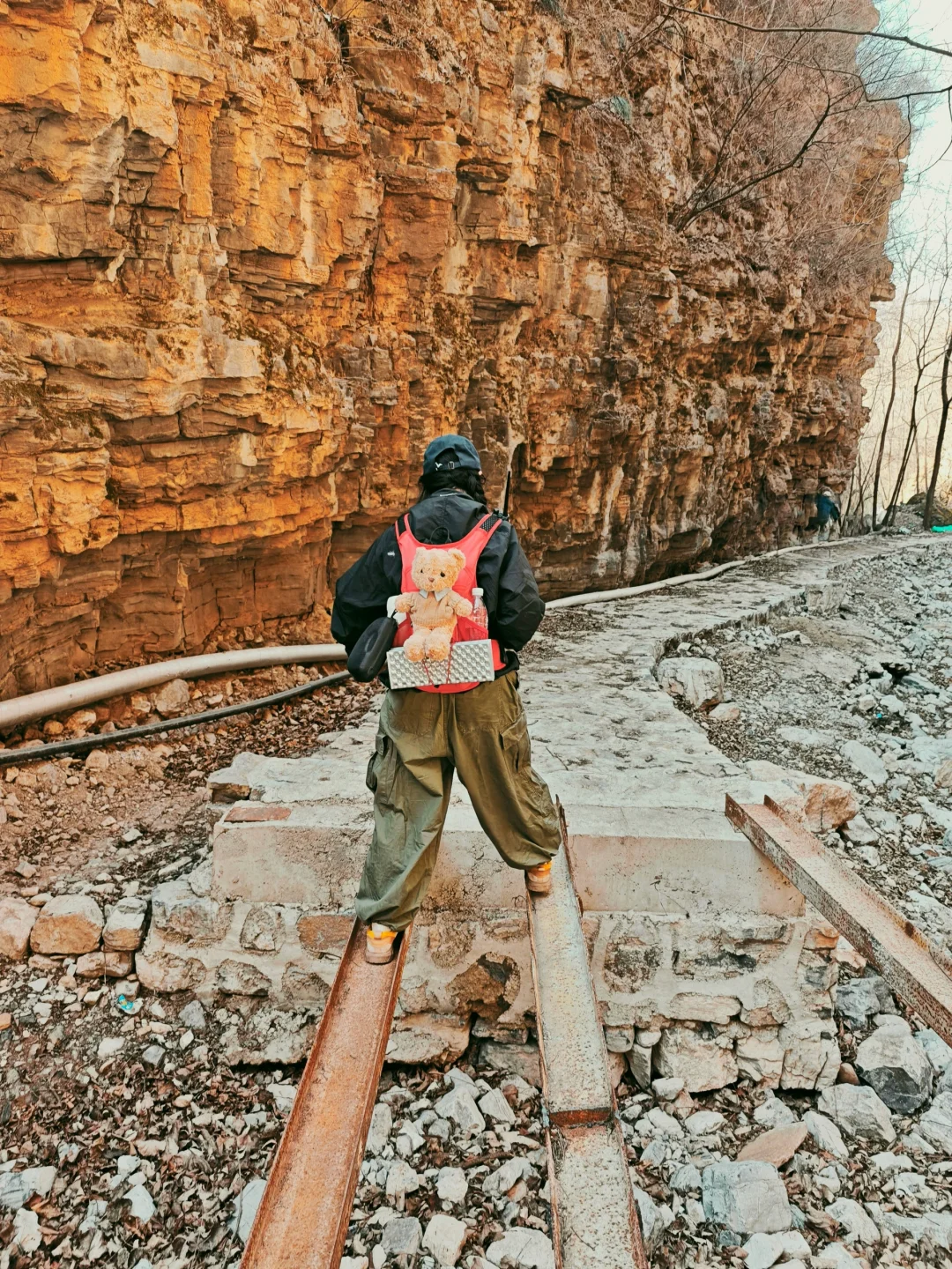 保定悬空寺⛰️没人来走的绝美路线……
