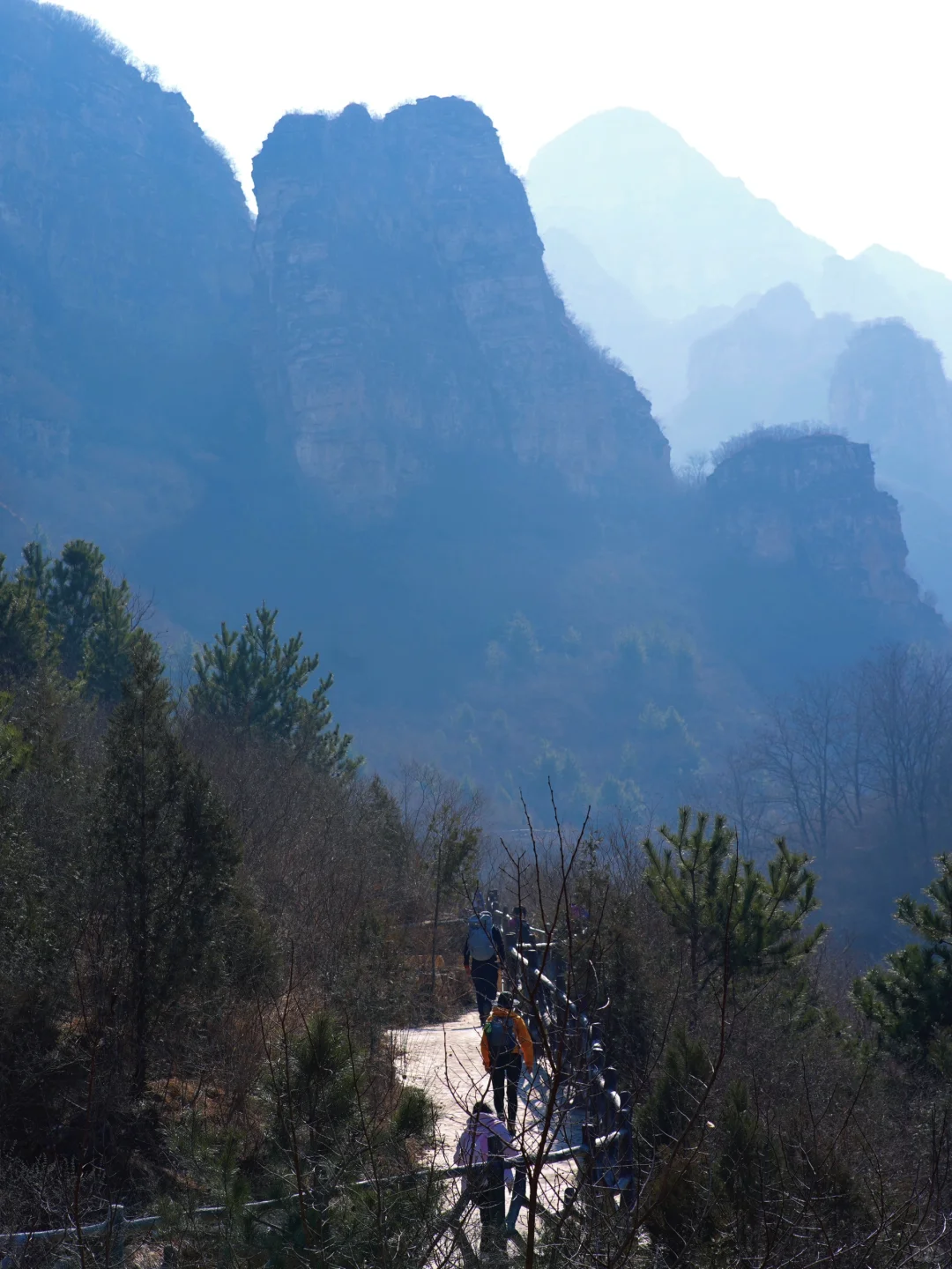 保定悬空寺⛰️没人来走的绝美路线……
