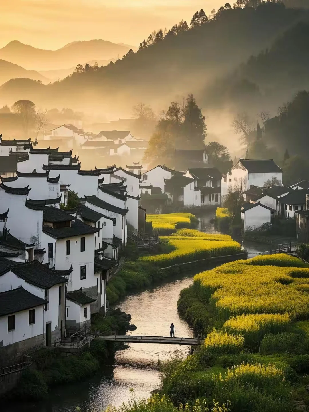 📸 皖南春日，闯入水墨画里的徽州古村