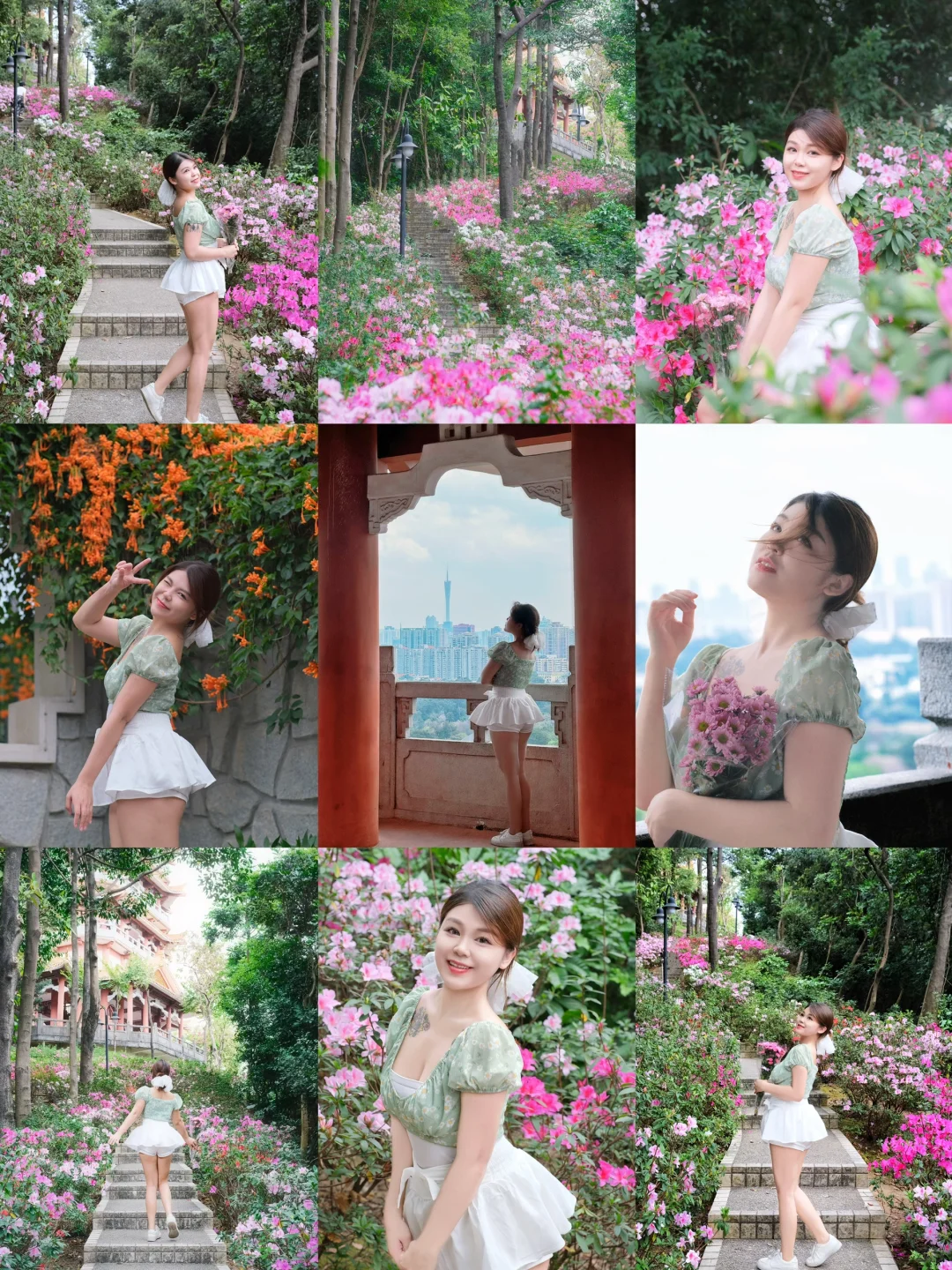 广州麓湖公园这条绝美花路准备来啦🌸附攻略