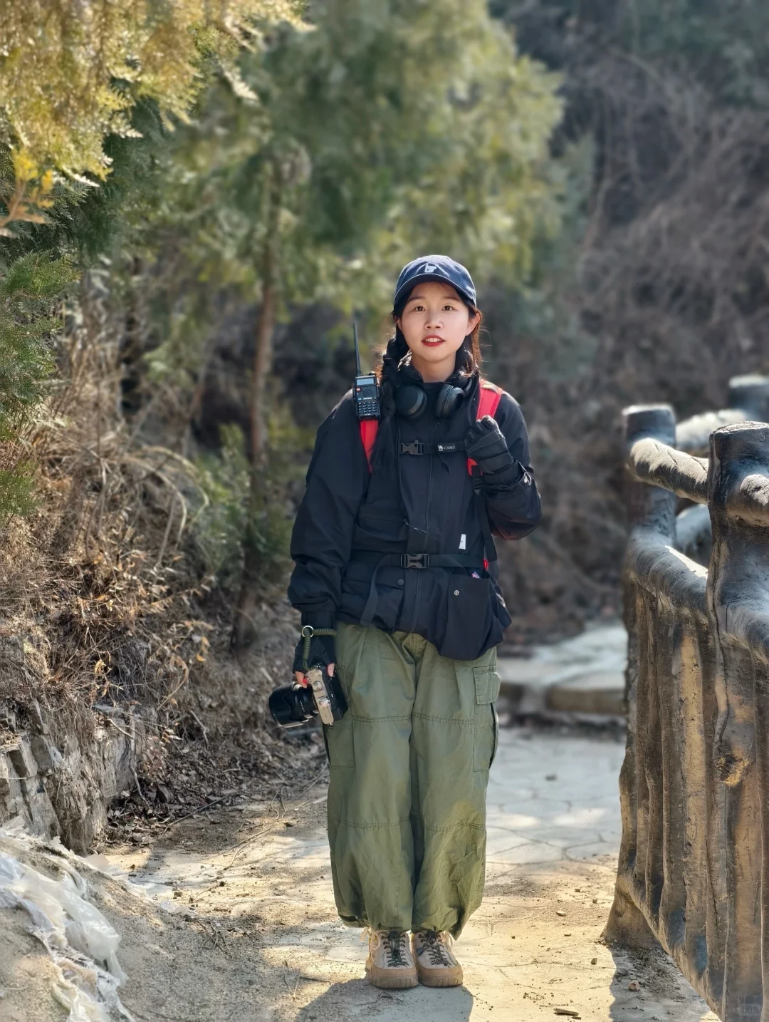 保定悬空寺⛰️没人来走的绝美路线……
