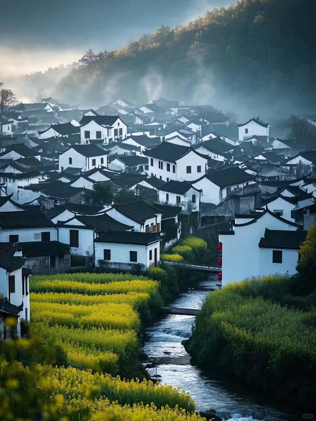 📸 皖南春日，闯入水墨画里的徽州古村