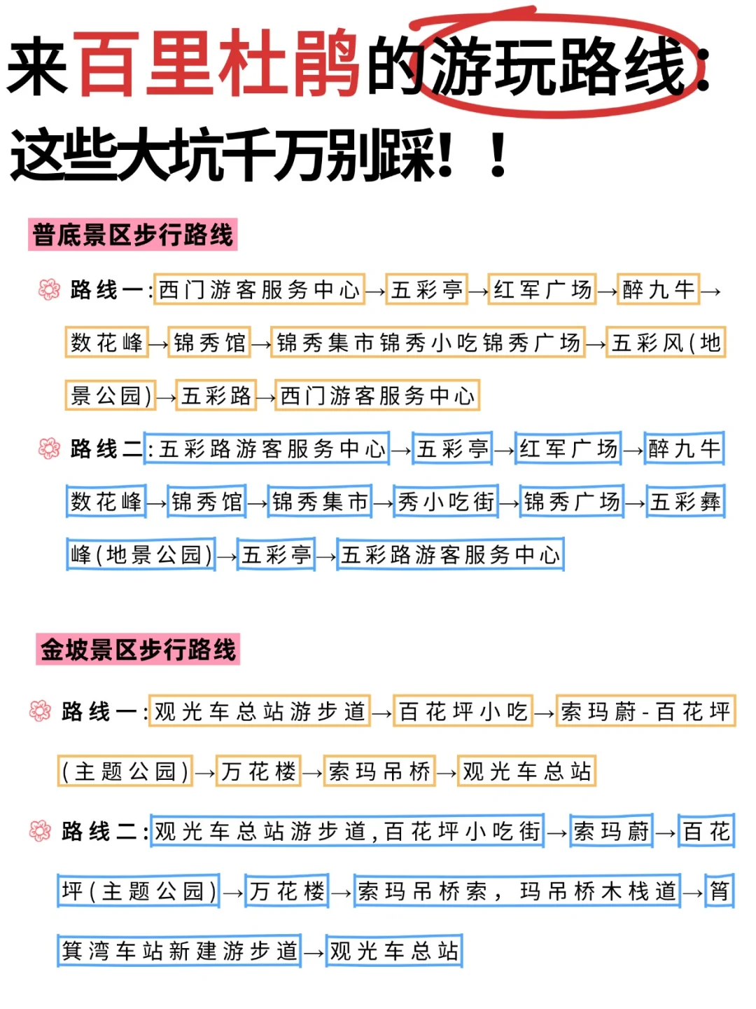 听劝👂🏼不做攻略千万别来百里杜鹃‼️