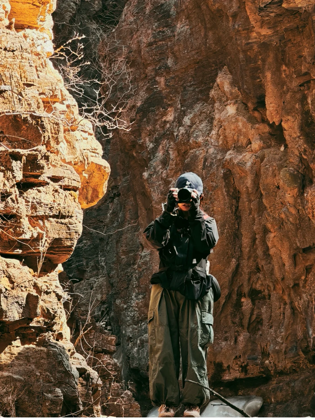保定悬空寺⛰️没人来走的绝美路线……