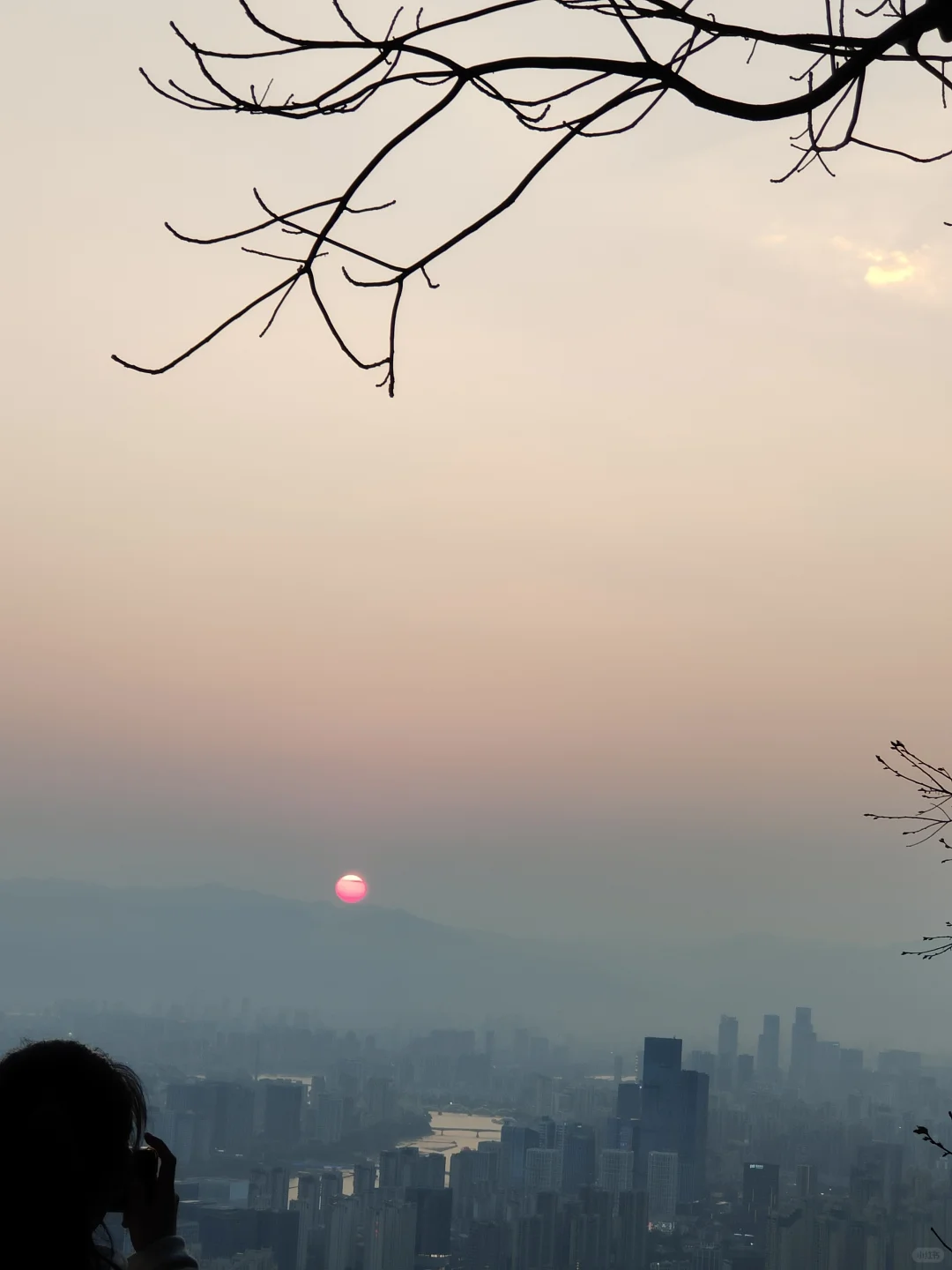 完整的追完一次鼓山日落~ 日落余晖
