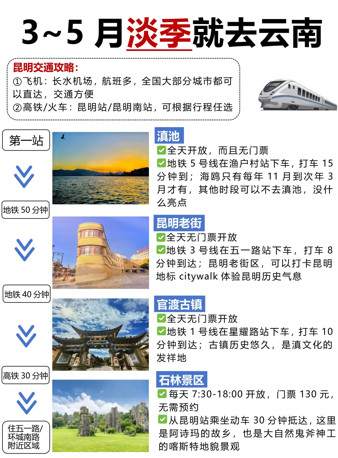 3-5月淡季云南旅游攻略！本地人推荐👍