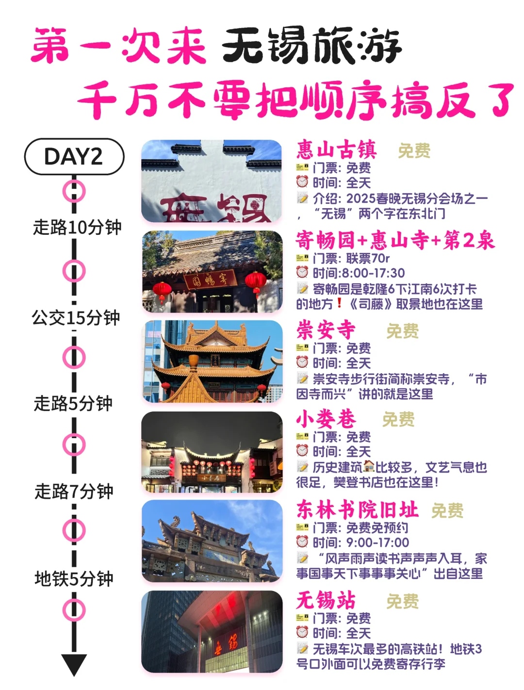 听劝，无锡会惩罚每一个不做攻略的人❗