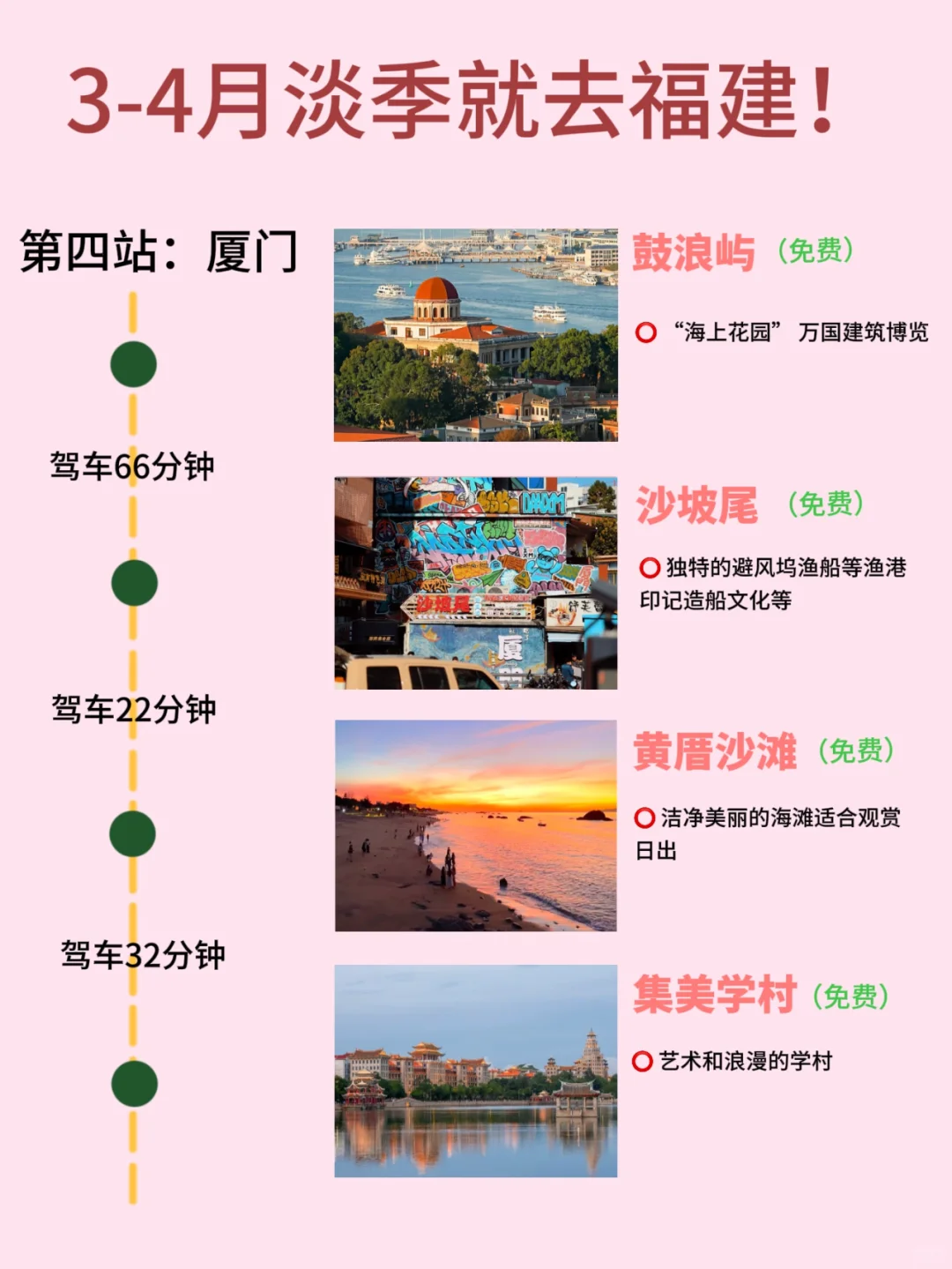 很详细！3-4月错峰来福建玩！赶紧收好！
