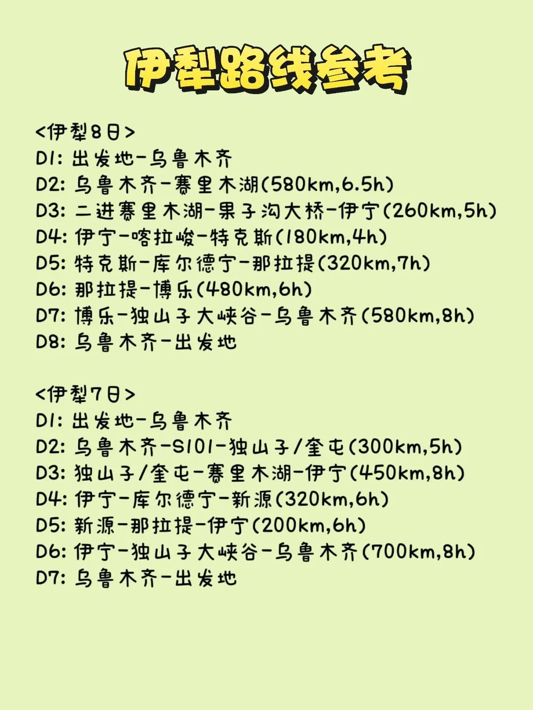 伊犁旅游保姆级攻略❗不踩坑版👉看这篇