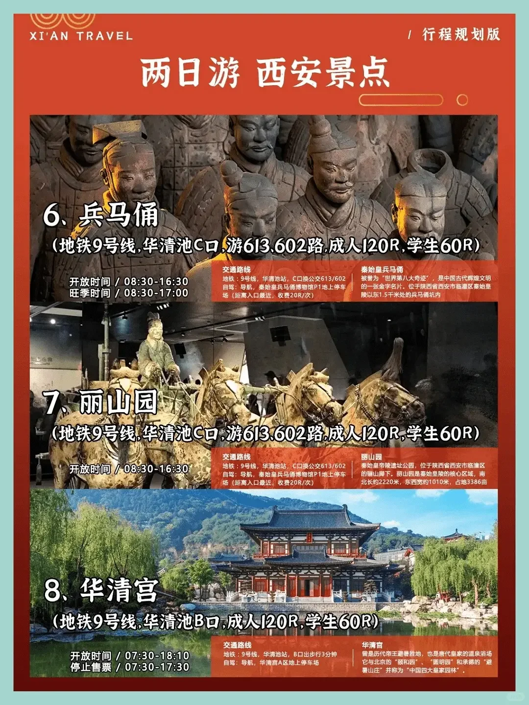 西安旅游近况 4天3晚省心攻略。3-4月游览西